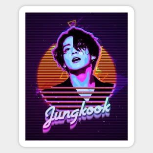 Jungkook Retro Sticker